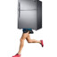 running refrigerator