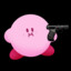 Kirby with a gun :3