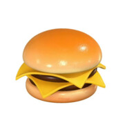 爱吃汉堡的小女孩