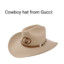 cowboy hat from gucci