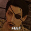 foot fetishist goro majima