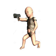 baby with a choppa