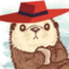 D&#039;otter of Hat(red)