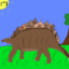 a stegosaurus