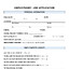 Job Application Form