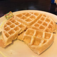 undercooked waffle