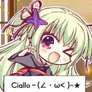 Ciallo～(∠・ω< )⌒☆