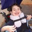 Kid in a wheelchair