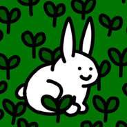 绿白兔子