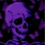 purple skull