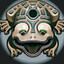 Frog from hit game Zuma Deluxe