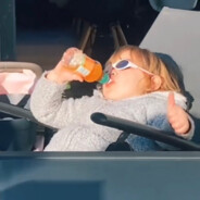 没睡醒，困得牛口水