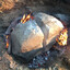 Burning Boulder