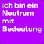 Neutrum mit Bedeutung