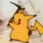 Pikachu with a pickaxe