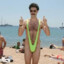 Borat at Beach