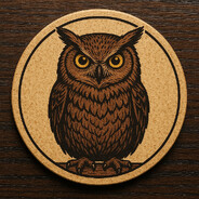 Coaster Owl