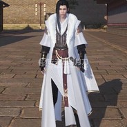 两袖白云万仞遥