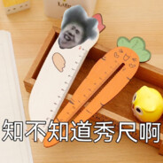 知不知道秀尺啊