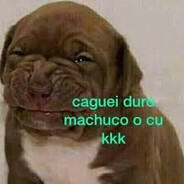 caguei duro machucou o cu kkk