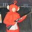 Ho-Po with a shotgun