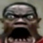 black black man in grease