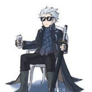 Vergil on a chair