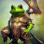 The frog man