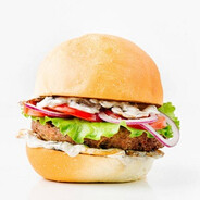 北海道暄软土豆牛肉堡