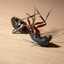 dying ant in pain and agony