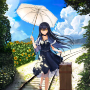 青色荧光指引风的方向，织翼在花海中绽放。