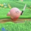 kirby con un cuchillo ._.