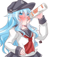 drinking girl