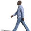 Black man walking