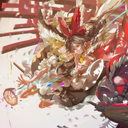 紅白の博麗靈夢