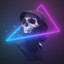 Neon Skull