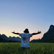 北海以北天微蓝