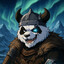 Panda likes skins
