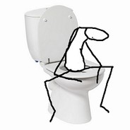 Man On Toilet