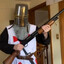 knight with shotgun