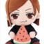 Nobara eating a watermelon