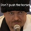 Dont push the horses