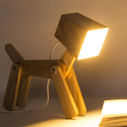 A Wooden Lamp
