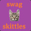 swag cat skittles