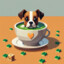 AI generated dog in soup