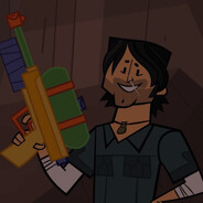 Chris McLean With Watergun