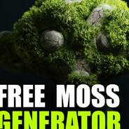 procedurally generated moss