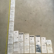 6ft CVS Receipt