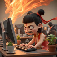 水上飞机撞橘色小老鼠