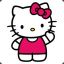 Hello Kitty  &gt;(&gt;_&lt;)&lt;